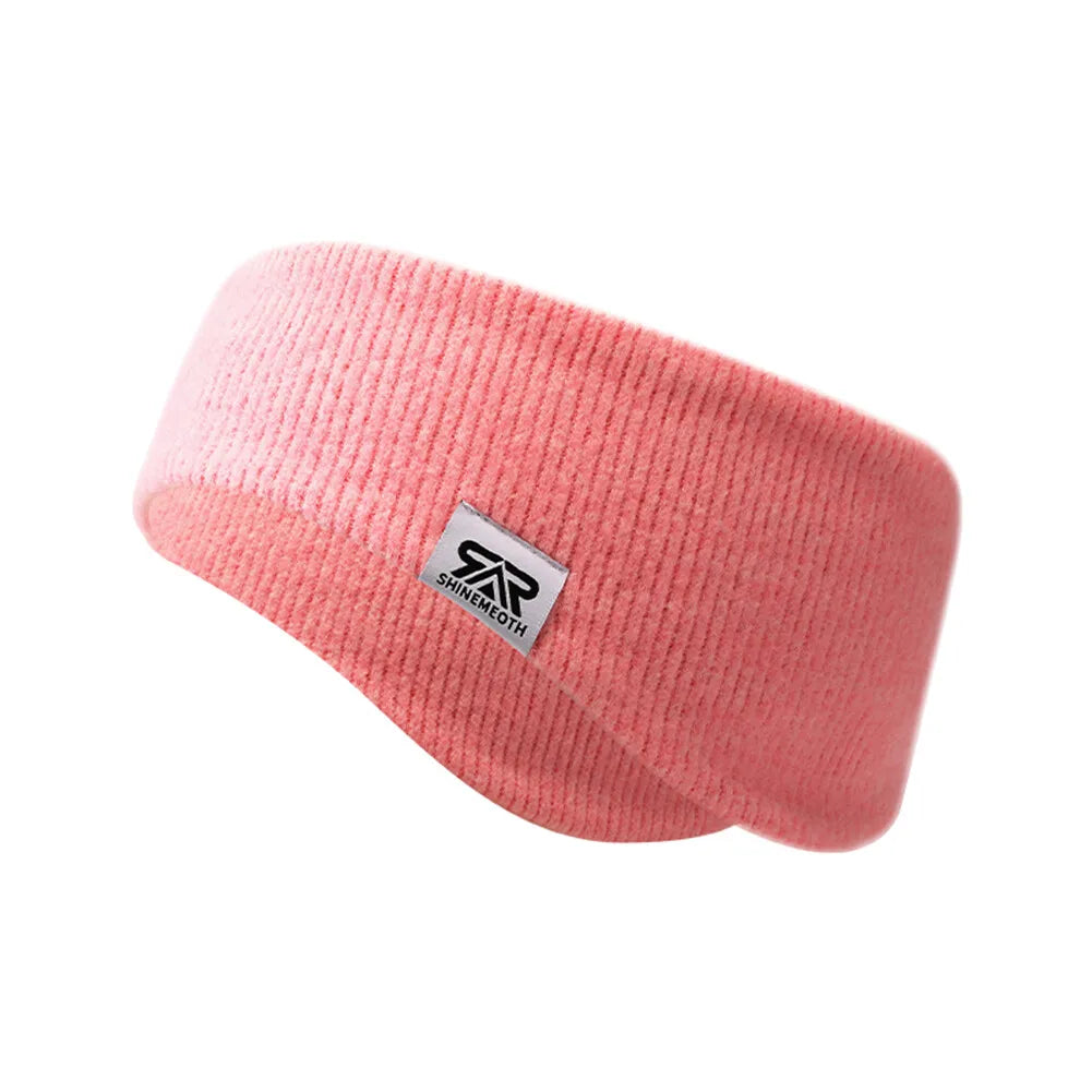 Winter Double Layered Sports Warm Headband Elastic Ear Protection Yoga Warm Hairbands for Men Women Cold Weather