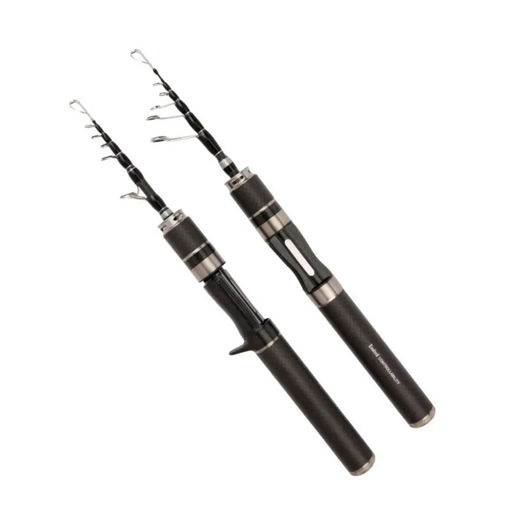 Telescopic Fishing Rod Full Kits Casting Rod Spincast Fishing Reel Feeder Rod Combo Ultra Short 1.5m-1.8m Fishing Rod Set