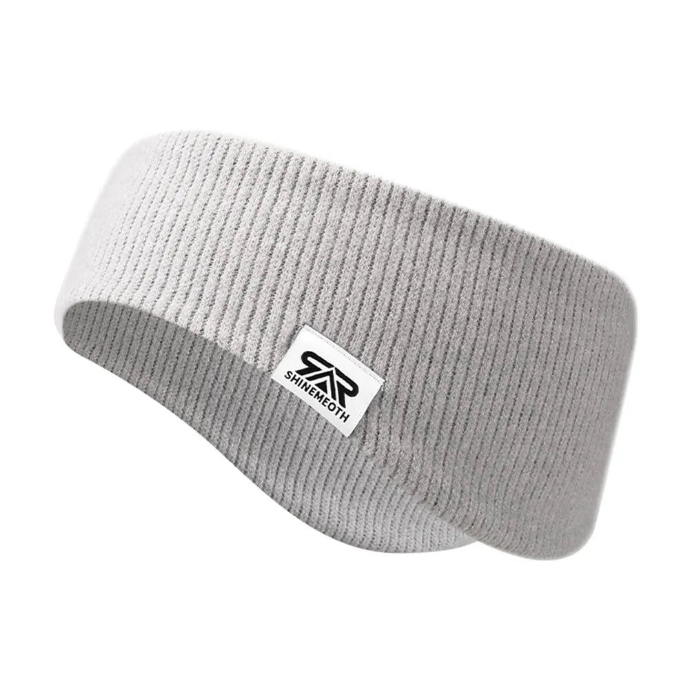 Winter Double Layered Sports Warm Headband Elastic Ear Protection Yoga Warm Hairbands for Men Women Cold Weather