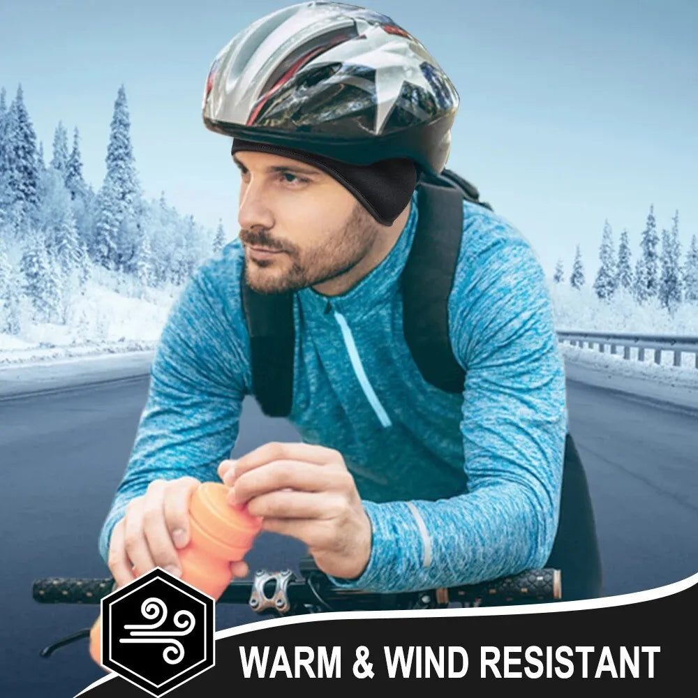 Fleece Ear Warmer Muff Winter Sports Headband Ear Muffs Headband for Men Women Running Skiing Outdoor Ear Warmer Sweatband
