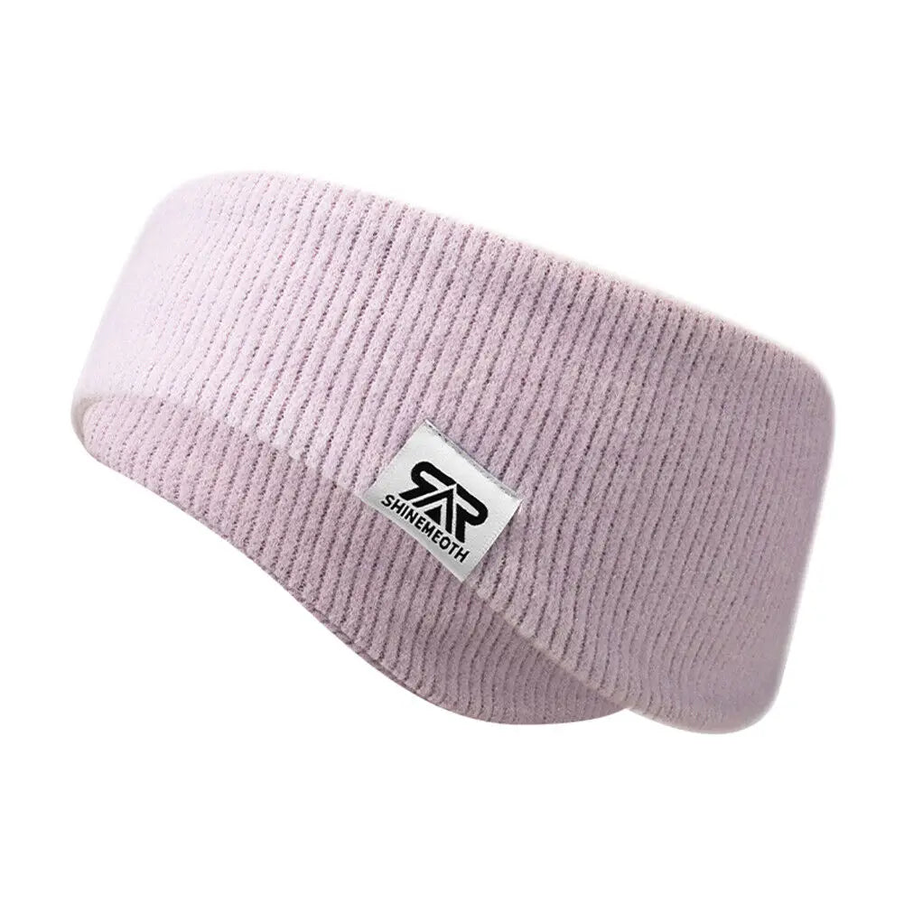 Winter Double Layered Sports Warm Headband Elastic Ear Protection Yoga Warm Hairbands for Men Women Cold Weather