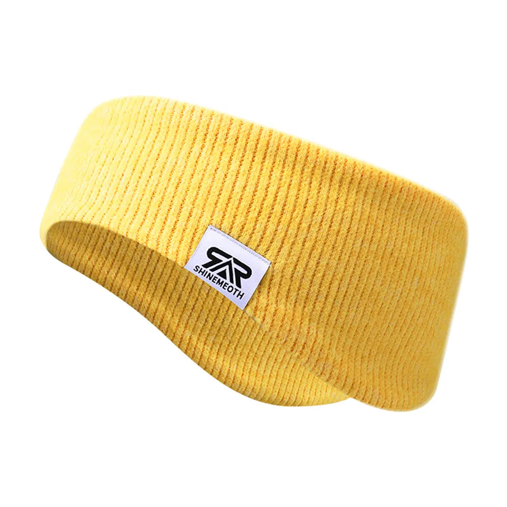 Winter Double Layered Sports Warm Headband Elastic Ear Protection Yoga Warm Hairbands for Men Women Cold Weather