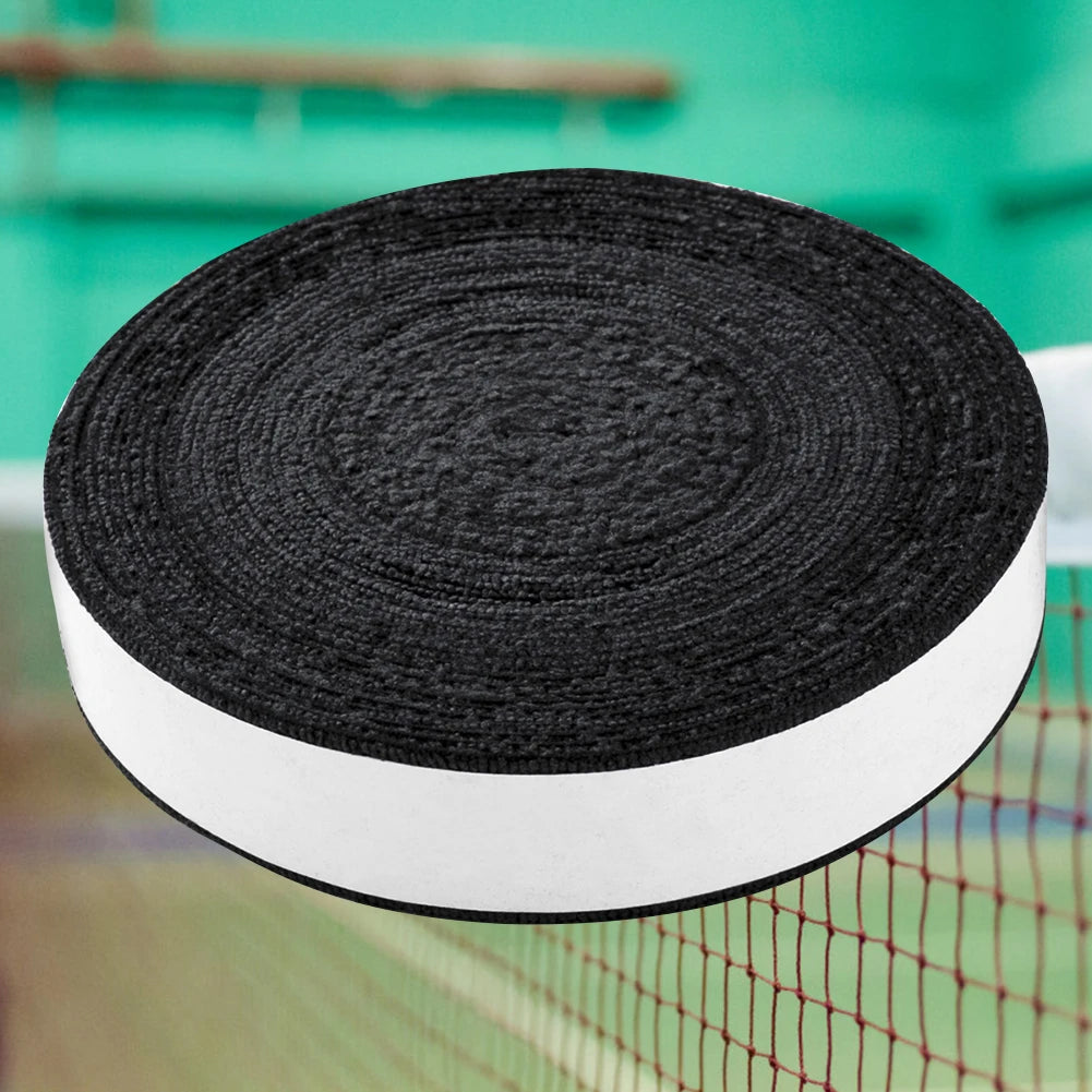 10m Badminton Tennis Racket Overgrips Anti Skid Tennis Racket Grip Tape Super Absorbing Replacement 3cm Wide Sports Accessories