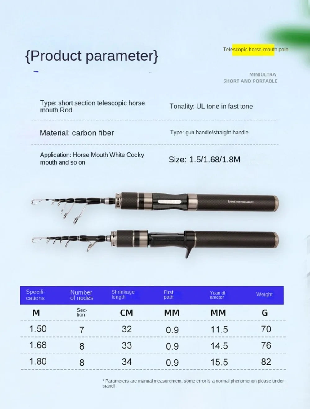 Telescopic Fishing Rod Full Kits Casting Rod Spincast Fishing Reel Feeder Rod Combo Ultra Short 1.5m-1.8m Fishing Rod Set