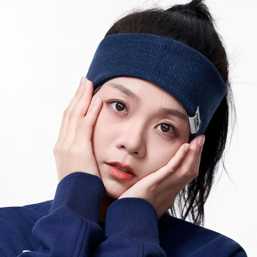 Winter Double Layered Sports Warm Headband Elastic Ear Protection Yoga Warm Hairbands for Men Women Cold Weather