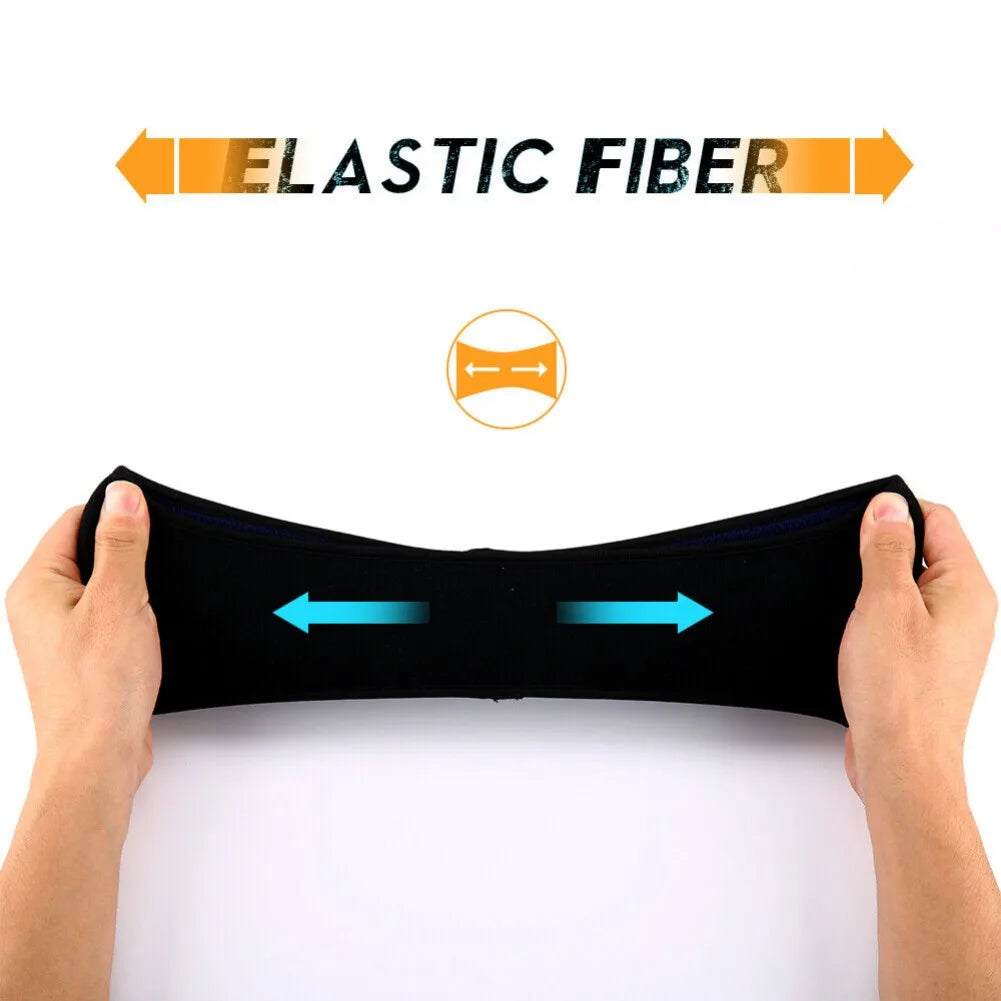 Fleece Ear Warmer Muff Winter Sports Headband Ear Muffs Headband for Men Women Running Skiing Outdoor Ear Warmer Sweatband
