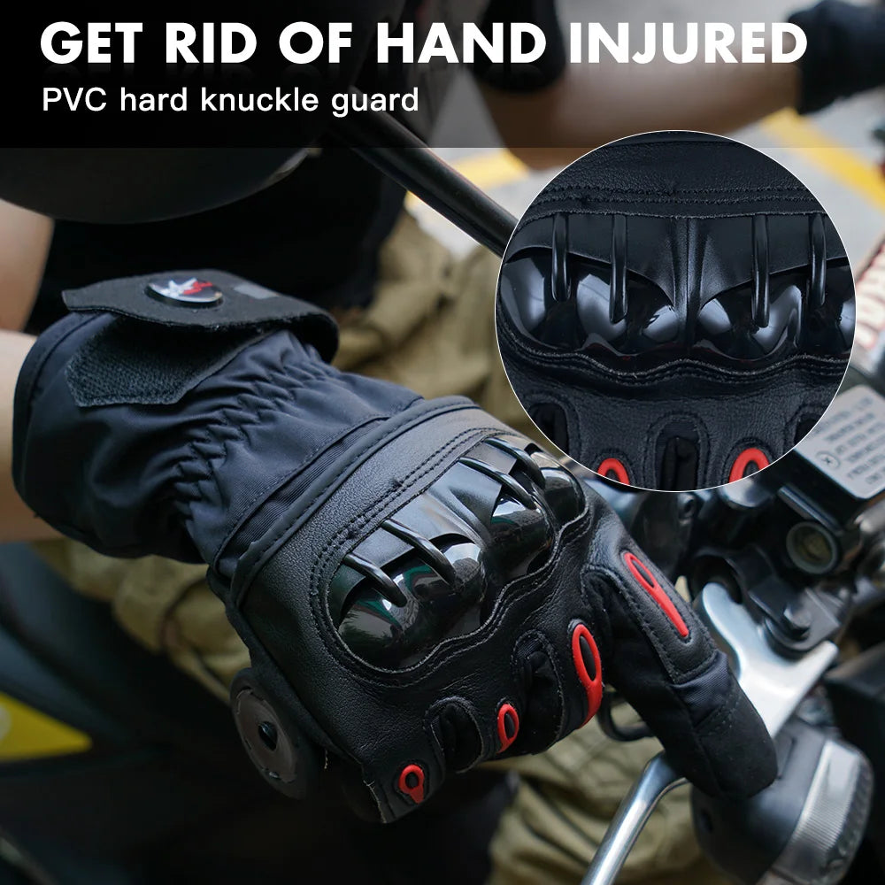 Winter Cycling Gloves Men Women Thermal Full Finger Bike Windproof Gloves with Touchscreen for MTB Motorcycle Outdoor Sports