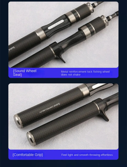 Telescopic Fishing Rod Full Kits Casting Rod Spincast Fishing Reel Feeder Rod Combo Ultra Short 1.5m-1.8m Fishing Rod Set
