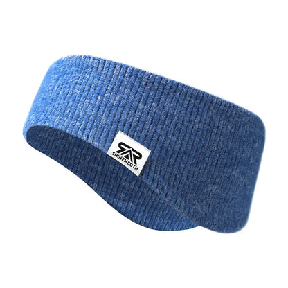 Winter Double Layered Sports Warm Headband Elastic Ear Protection Yoga Warm Hairbands for Men Women Cold Weather