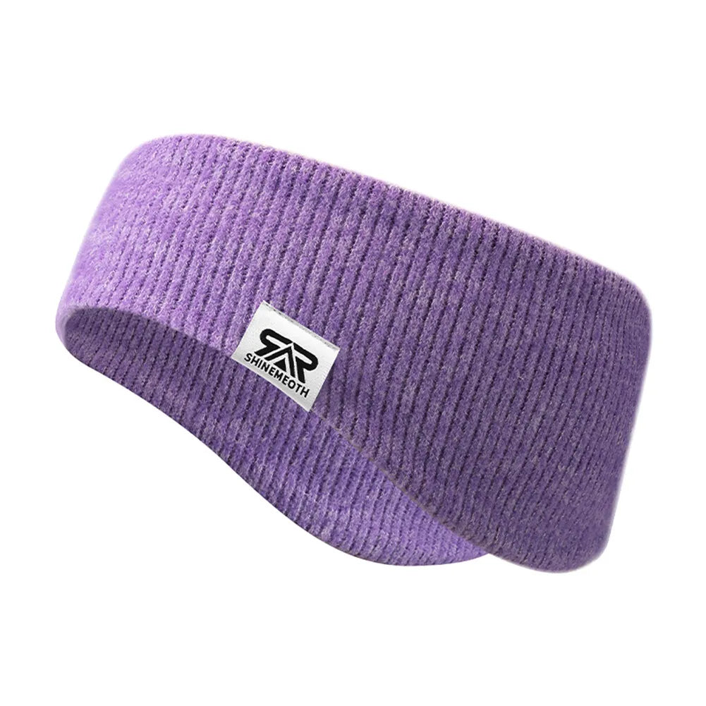Winter Double Layered Sports Warm Headband Elastic Ear Protection Yoga Warm Hairbands for Men Women Cold Weather