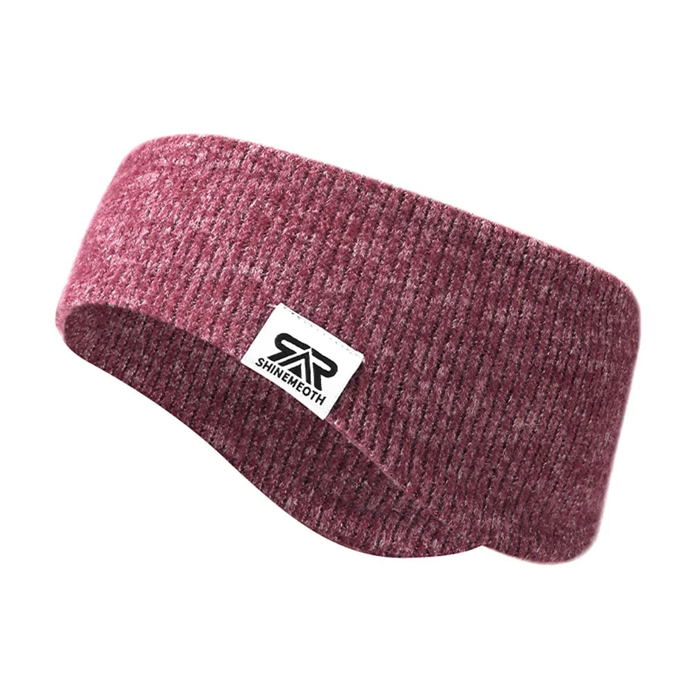 Winter Double Layered Sports Warm Headband Elastic Ear Protection Yoga Warm Hairbands for Men Women Cold Weather